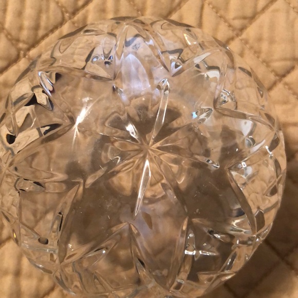 Small Cut Crystal Votive Holder - Picture 4 of 4